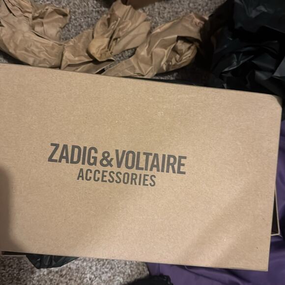 Zadig & Voltaire Alpha Zebra Print Genuine Calf Hair Mules - Picture 8 of 8